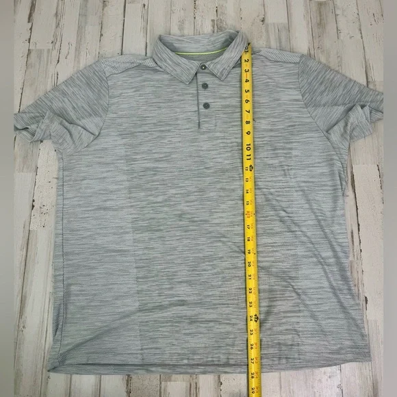 Tommy Bahama IslandZone Polo Shirt Short Sleeve Golf Performance Gray Men XL - Picture 5 of 10